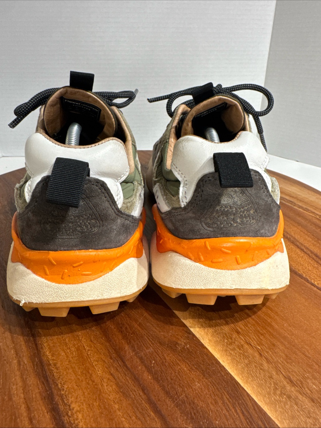 Flower Mountain Men’s Size 9 Sneakers Yamano 3 Trail Shoes Olive Orange Gray — image 6 of 8